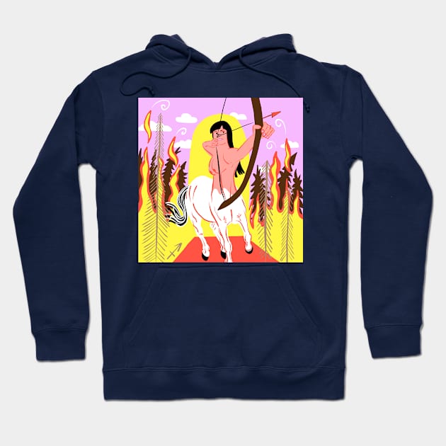 Sagittarius Hoodie by Les Gentils